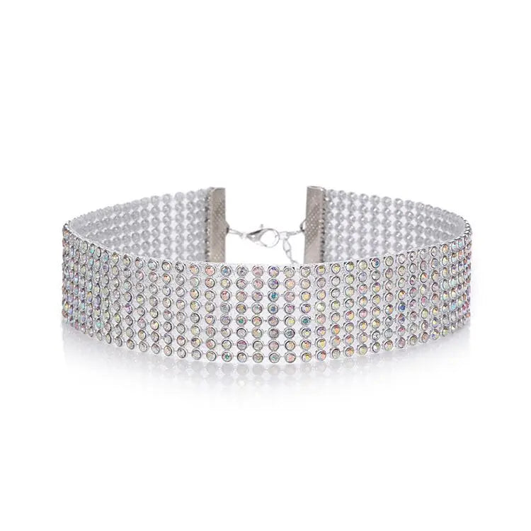 Gargantilha de Strass Brilhante